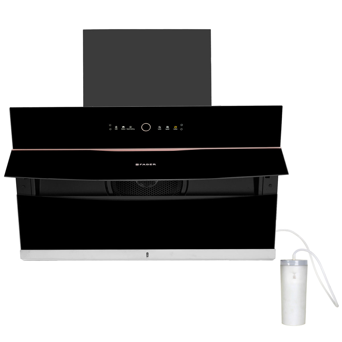 Faber Bolt FL SW SC BK 90 cm Wall-Mounted Chimney – 1500 m³/hr Suction, Steam Auto-Clean, Gesture & Touch Control-5