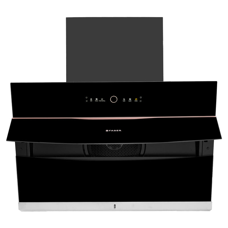 Faber Bolt FL SW SC BK 90 cm Wall-Mounted Chimney – 1500 m³/hr Suction, Steam Auto-Clean, Gesture & Touch Control-6