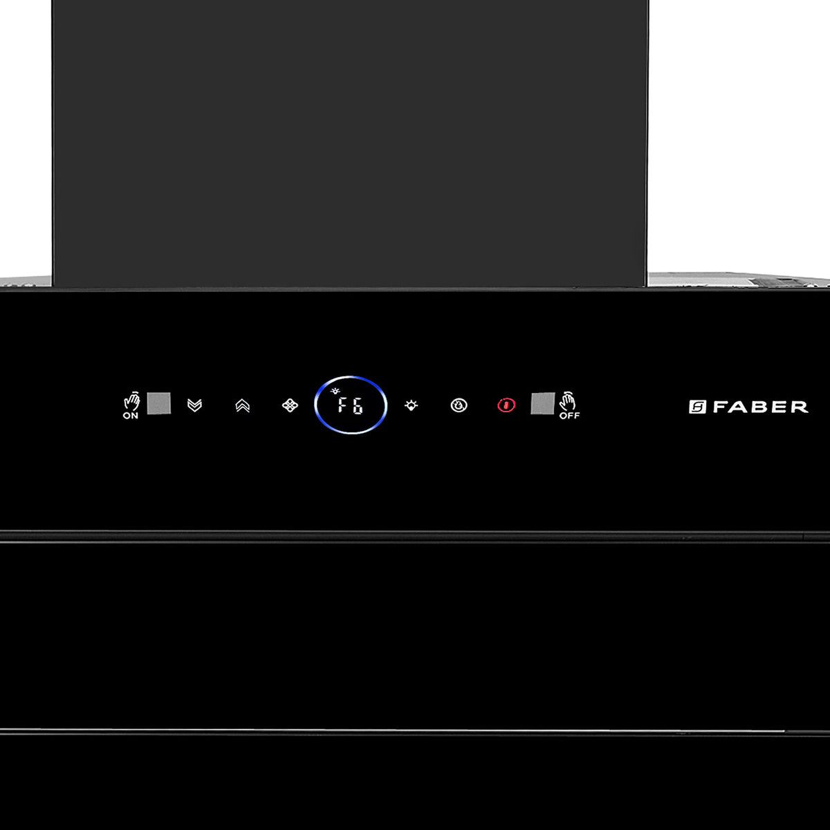 Faber Comet BLDC FL HC BK  Wall-Mounted Chimney – 1500 m³/hr Suction, BLDC Motor, Auto-Clean & Gesture Control