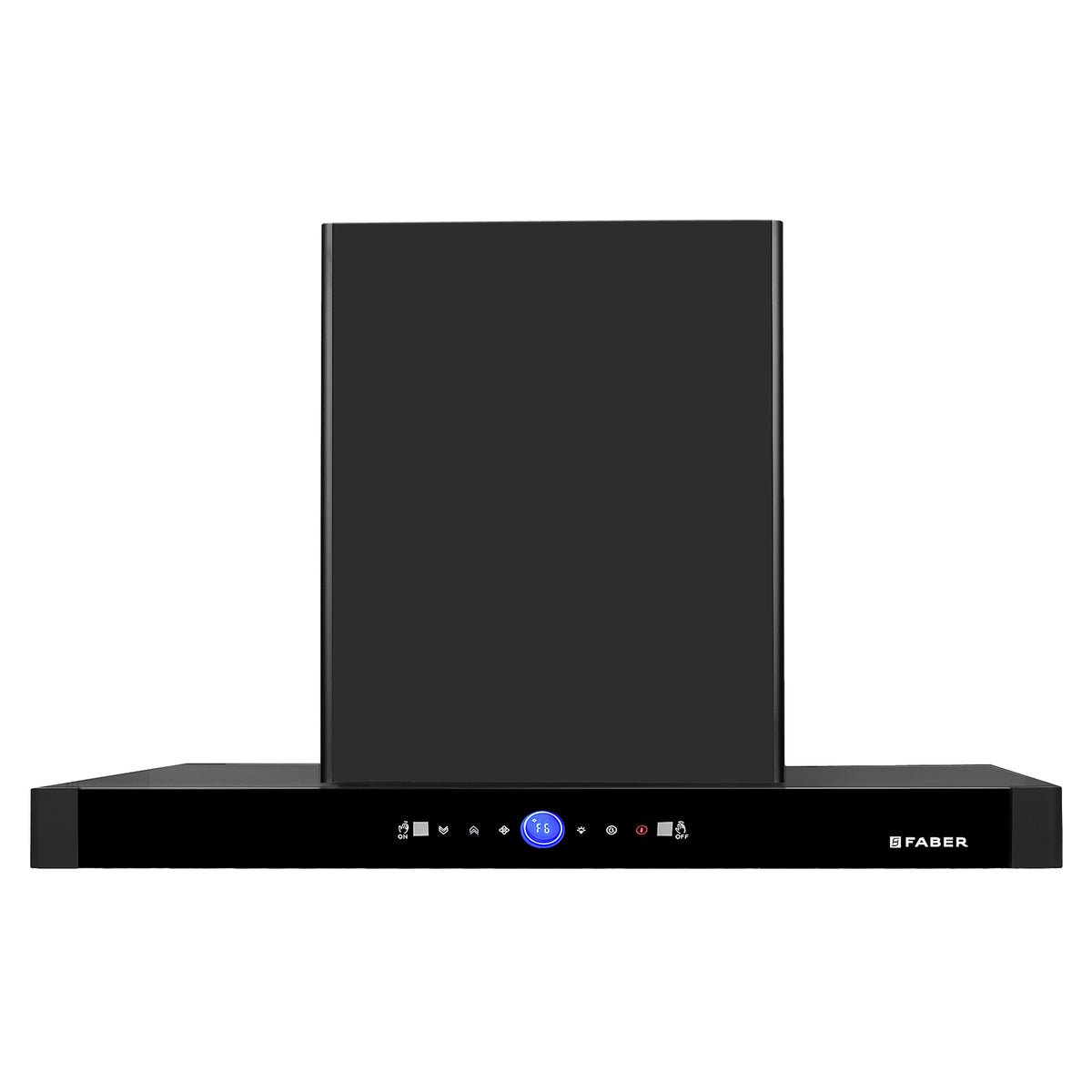 Faber Bloom FL BK 90 cm Island Chimney – 1500 m³/hr Powerful Suction, Touch & Gesture Control-2