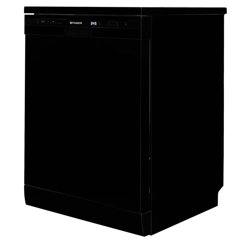 Faber FFSD 6PR 12S Neo BK Freestanding Dishwasher – 12 Place Settings, 6 Wash Programs, Neo Black Finish, Half Load, LED Display-3