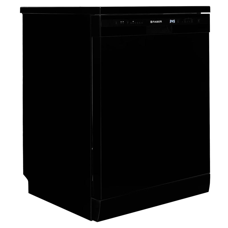 Faber FFSD 6PR 12S Neo BK Freestanding Dishwasher – 12 Place Settings, 6 Wash Programs, Neo Black Finish, Half Load, LED Display-8