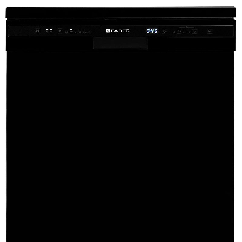 Faber FFSD 6PR 12S Neo BK Freestanding Dishwasher – 12 Place Settings, 6 Wash Programs, Neo Black Finish, Half Load, LED Display-10