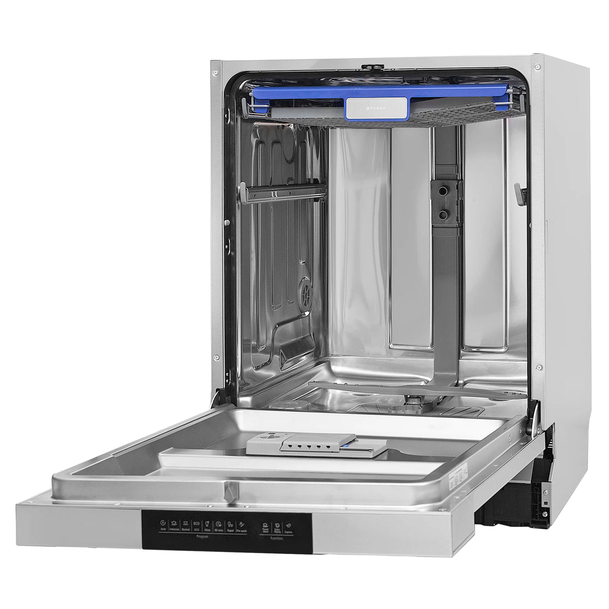 Faber FSID 8PR 14S Semi-Integrated Built-in Dishwasher – 14 Place Settings, 8 Wash Programs, Stainless Steel Finish, LED Display-3