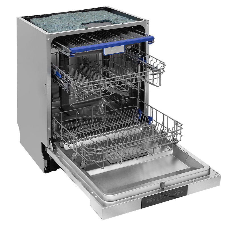 Faber FSID 8PR 14S Semi-Integrated Built-in Dishwasher – 14 Place Settings, 8 Wash Programs, Stainless Steel Finish, LED Display-6