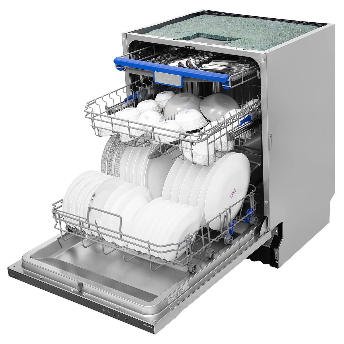 Faber FBID 8PR 14S Built-in Dishwasher – 14 Place Settings, 8 Wash Programs, Stainless Steel Finish, LED Display, Delay Start-5