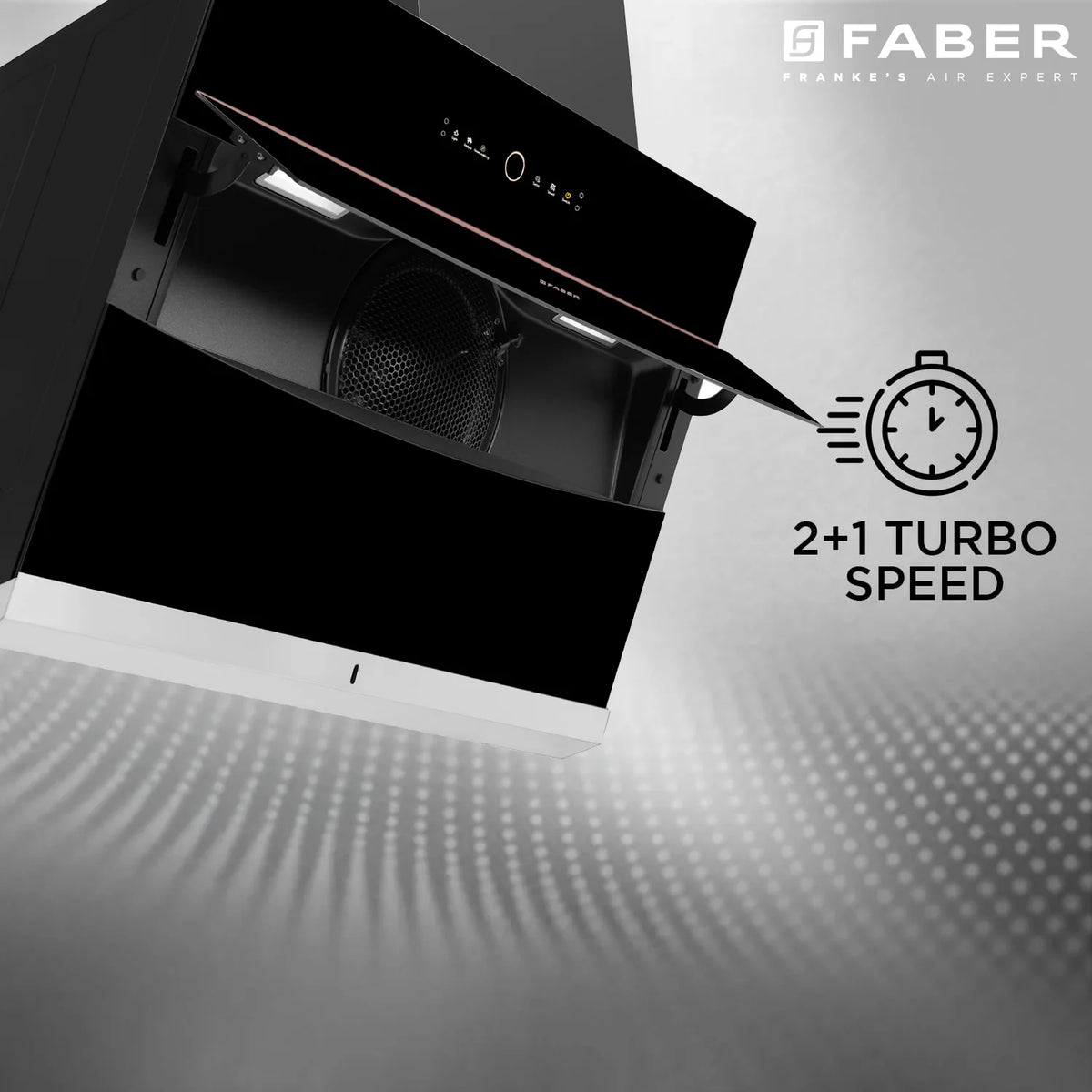 Faber Bolt FL SW SC BK 90 cm Wall-Mounted Chimney – 1500 m³/hr Suction, Steam Auto-Clean, Gesture & Touch Control-10