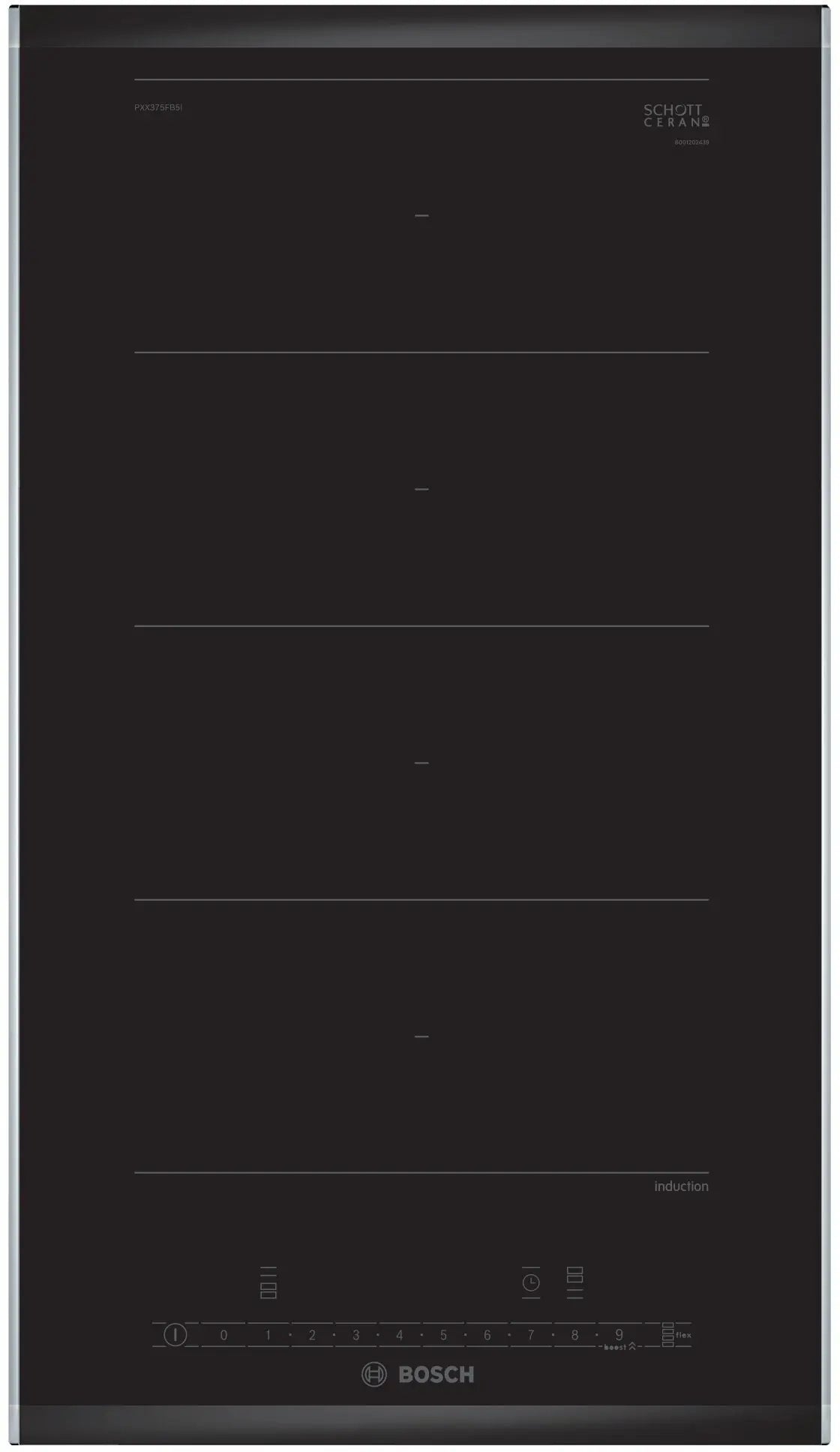 Bosch PXX375FB5I 30 cm Built-in Induction Hob with Touch Control-1