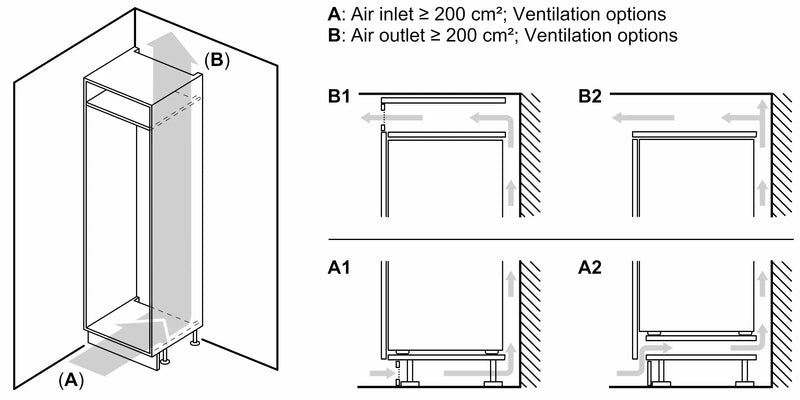 Bosch KIF81HD31I Built-in Refrigerator with Advanced Cooling Technology-7