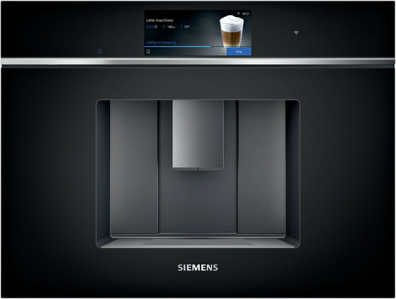 Siemens iQ700 Built-In Fully Automatic Coffee Machine 60 cm Black – CT718L1B0-1
