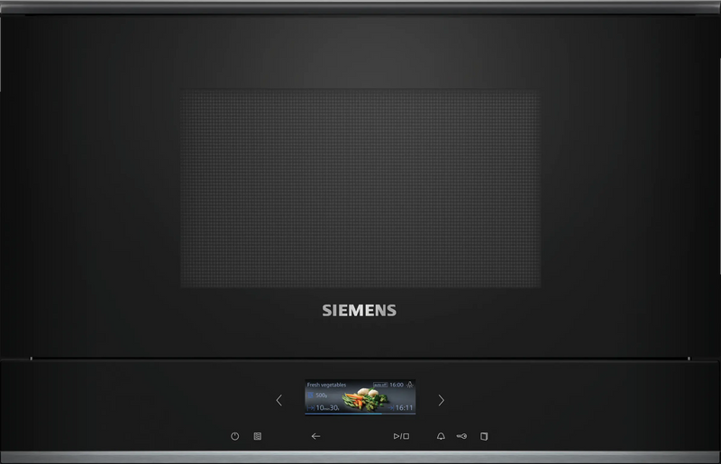 Siemens iQ700 Built-in Microwave with Grill Black – BE732L1B1I-1