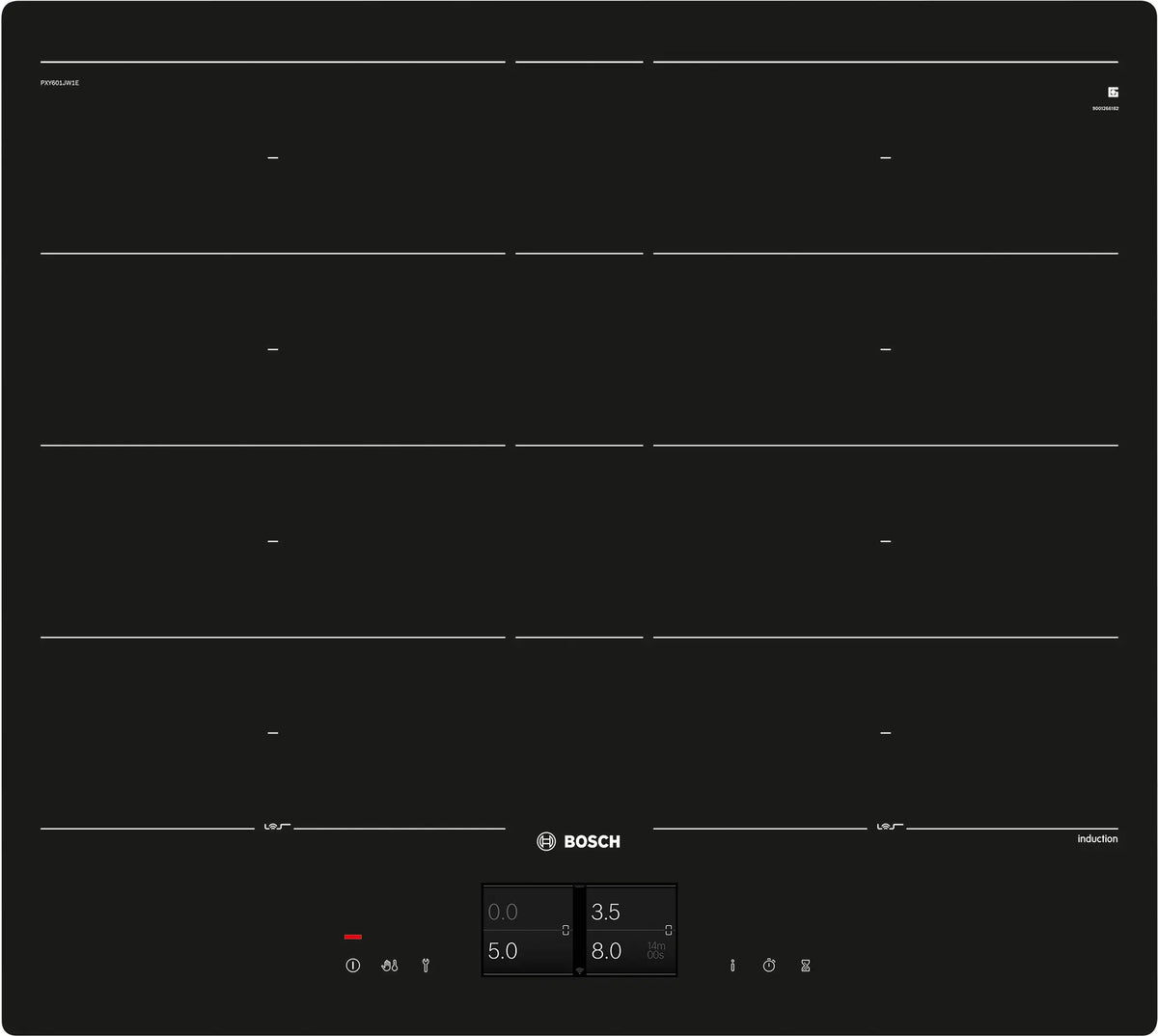 Bosch PXY601JW1E 60 cm Built-in Induction Hob with Touch Control-1