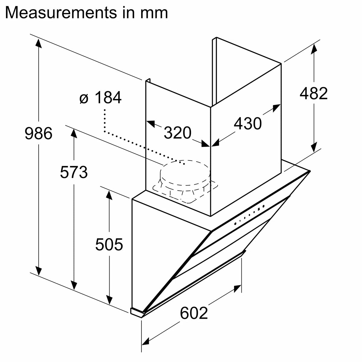 Bosch DWKA68G60I 60 cm Wall Mounted Chimney with Touch Control & Oil Collector Filter-7