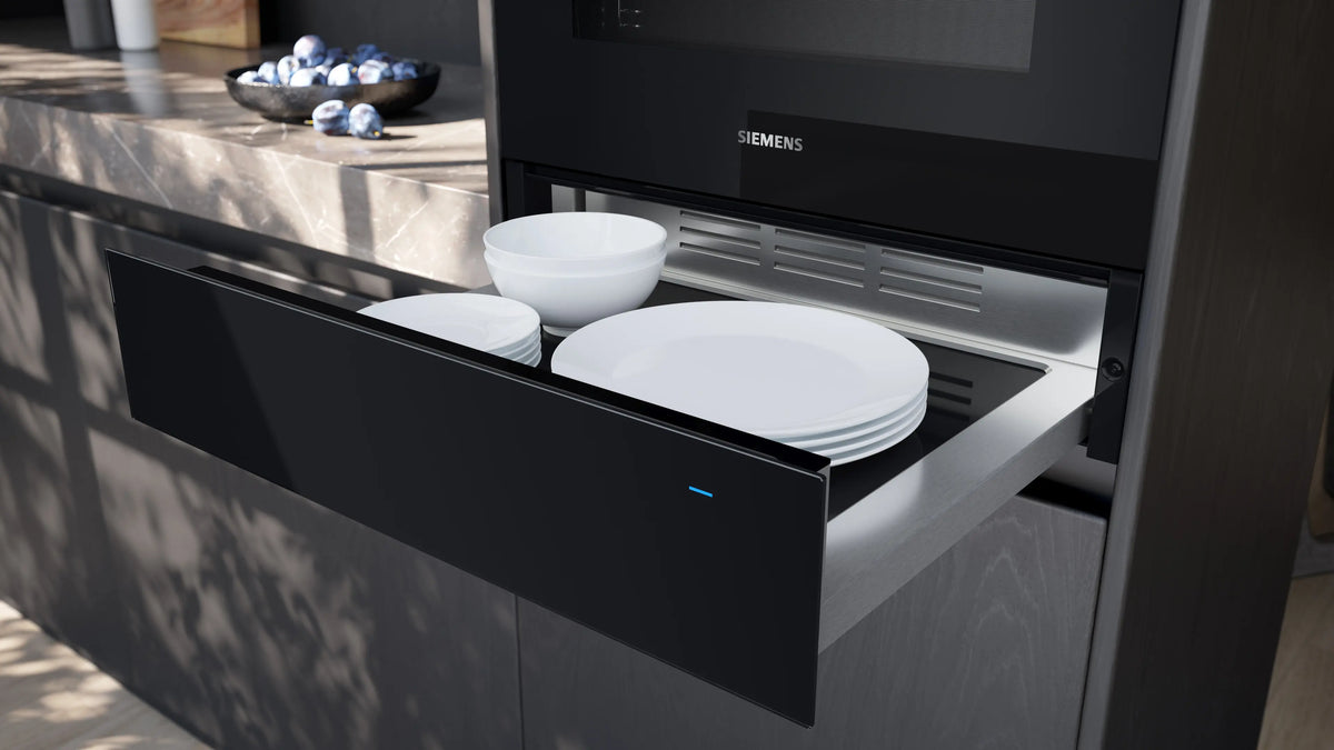 Siemens iQ700 Built-in Warming Drawer 60 x 14 cm Black – BI710C1B1-4