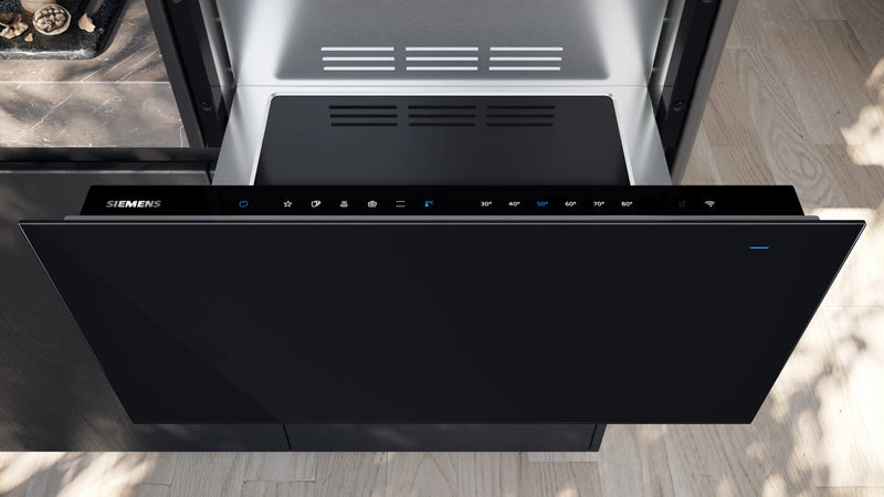 Siemens iQ700 Built-In Warming Drawer 60 x 29 cm Black – BI710D1B1-1