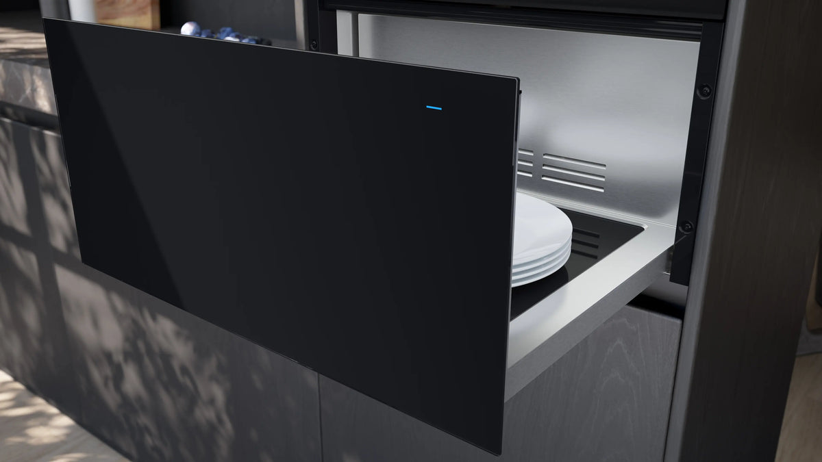 Siemens iQ700 Built-In Warming Drawer 60 x 29 cm Black – BI710D1B1