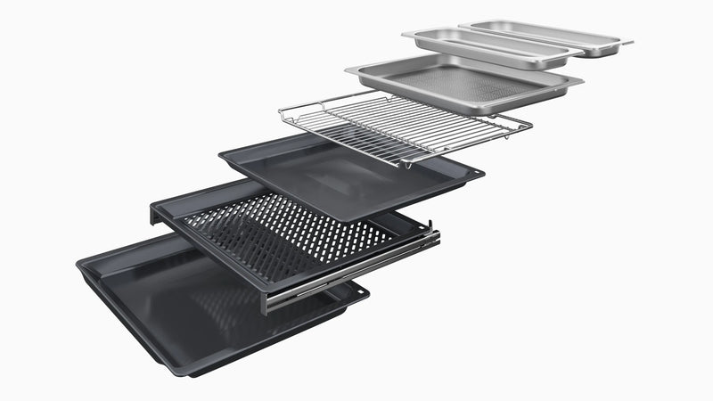 Siemens iQ700 Built-in Oven with Steam Function 60 x 60 cm Black – HS958GDD1-3