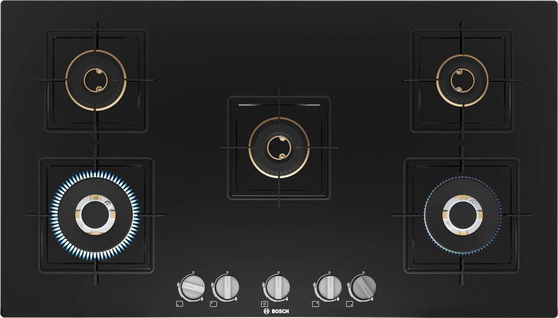 Bosch PNI7B6F10I 70 cm Built-in Gas Hob with 4 High-Performance Burners-1