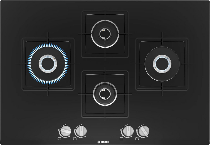 Bosch PNI7B6B10I 75 cm Built-in Gas Hob with 3 High-Performance Burners-1
