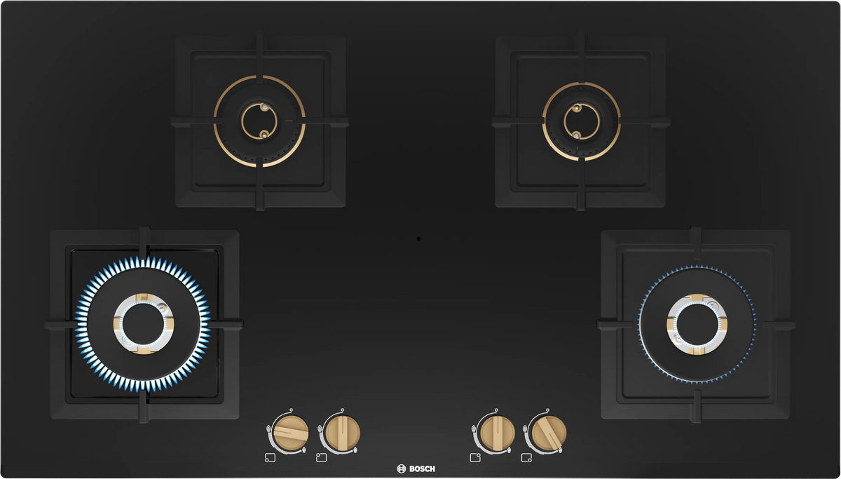 Bosch PNF9B6F20I 90 cm Built-in Gas Hob with Advanced Cooking Flexibility