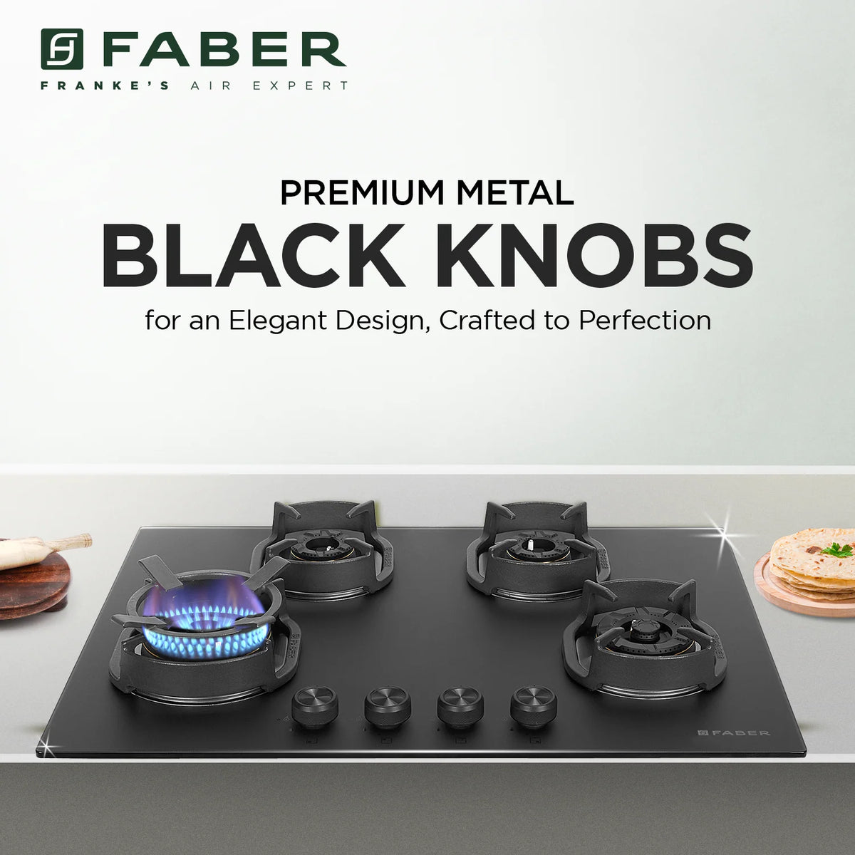 Faber Hob Della HD724 CI AI 72 cm Built-In Gas Hob – 4 Brass Burners, Auto-Electric Ignition & Cast-Iron Pan Supports-8