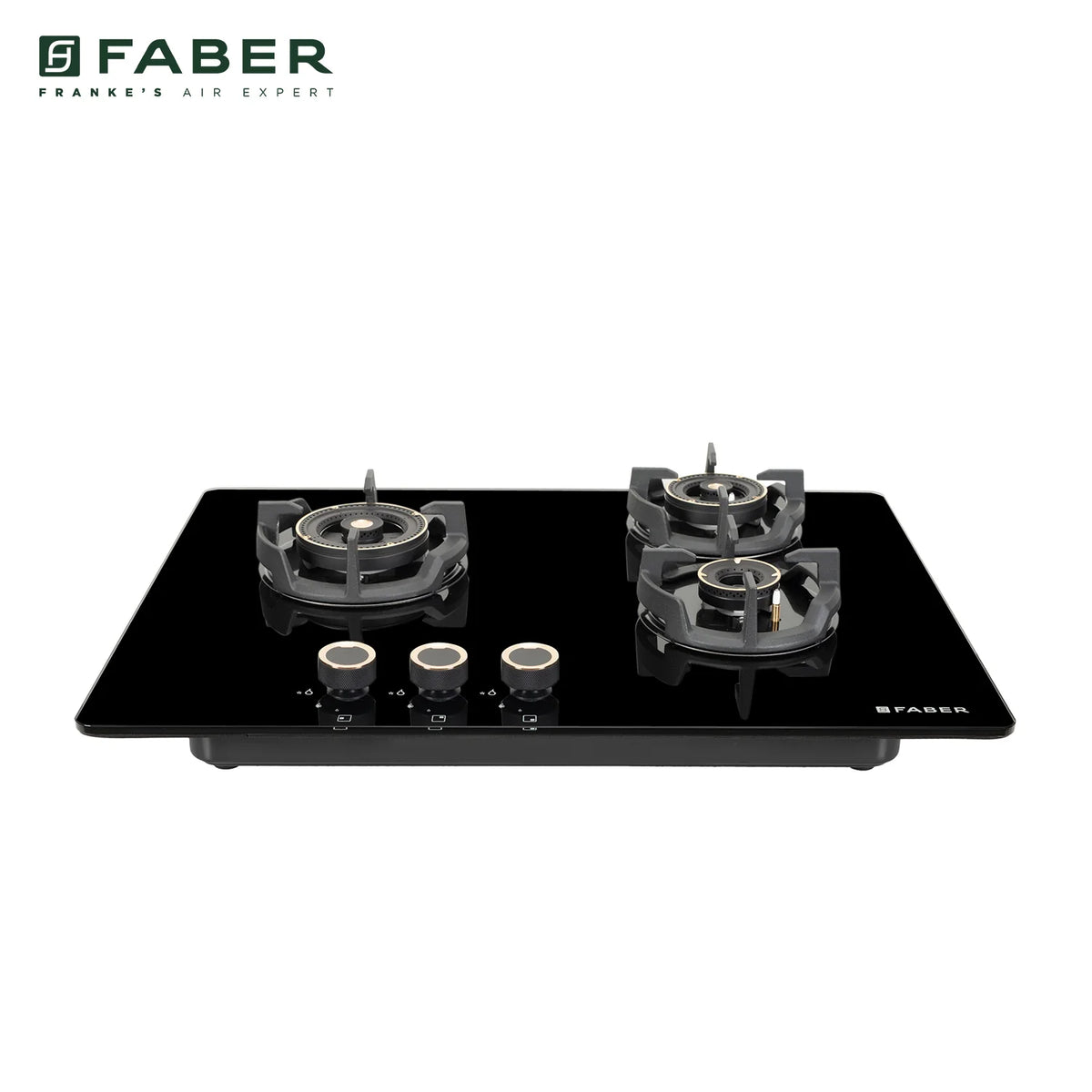 Faber Hob Experia HT703 ALU AI 70 cm Built-In Gas Hob – 3 Brass Burners, Auto Electric Ignition & Premium Glass Surface-10