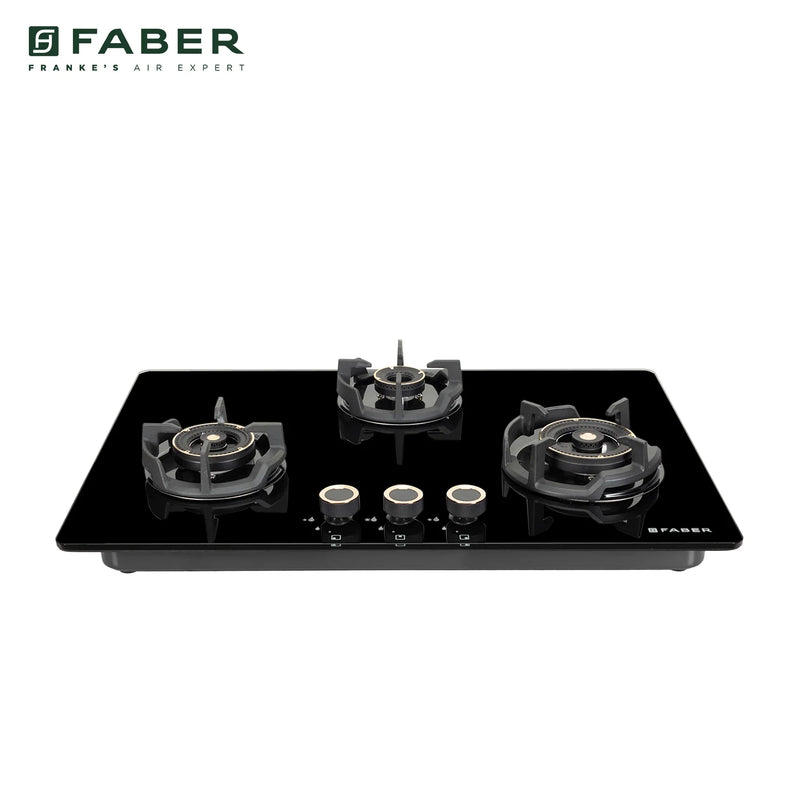 Faber Hob Experia HT753 ALU AI FFD 75 cm Built-In Gas Hob – 3 Brass Burners, Auto Electric Ignition & Flame Failure Device-10