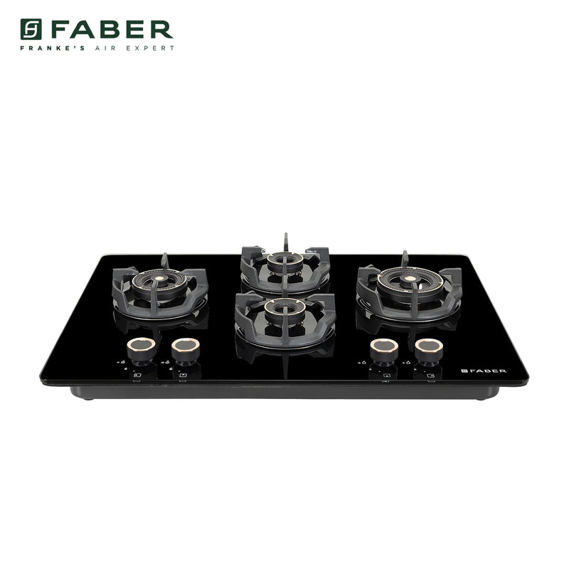 Faber Hob Experia HT754 ALU AI FFD 75 cm Built-In Gas Hob – 4 Brass Burners, Auto-Electric Ignition & Flame Failure Safety-10
