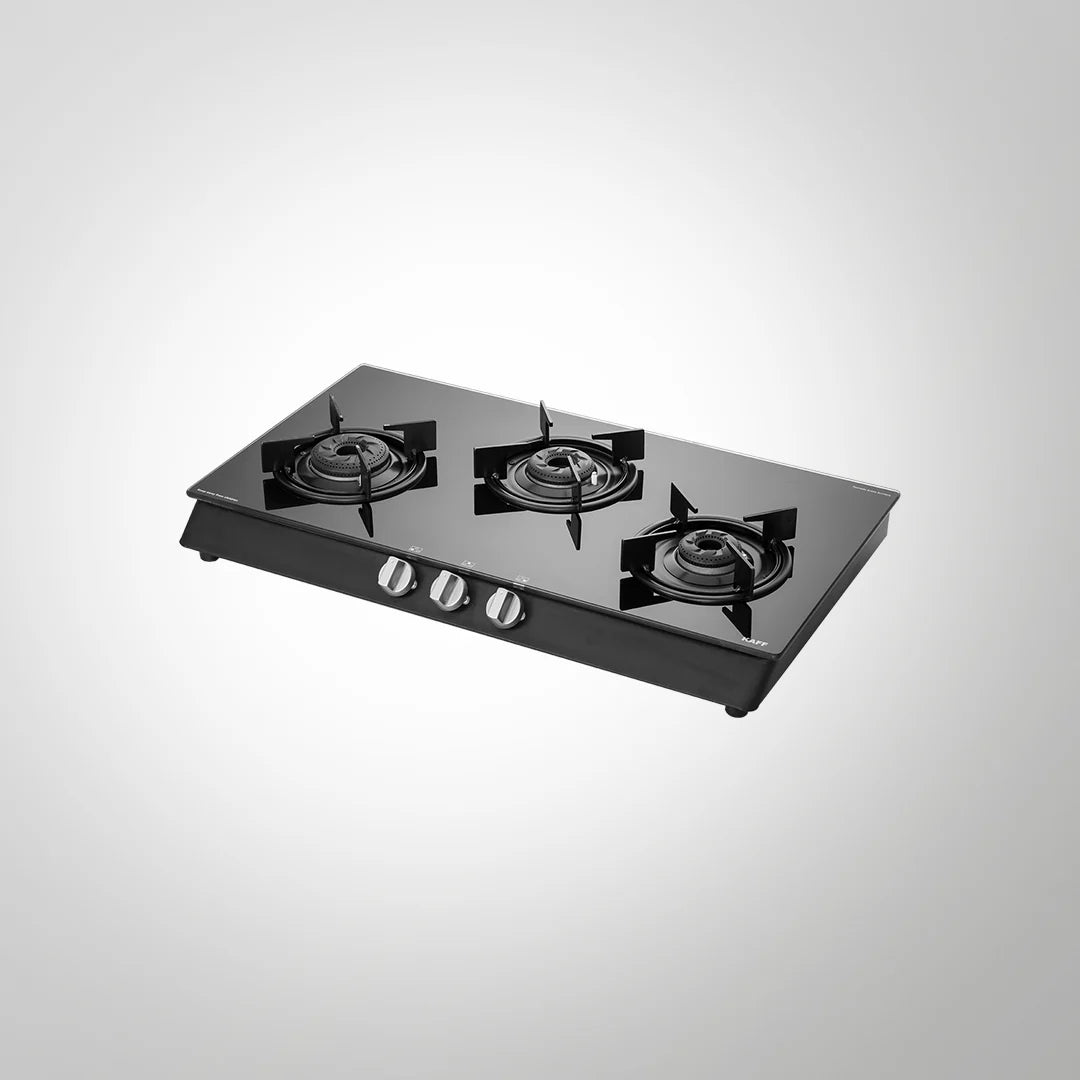 KAFF CBP 71 3B AI – 3 Burner Cooktop with Slim Line Design & Metal Knobs-1