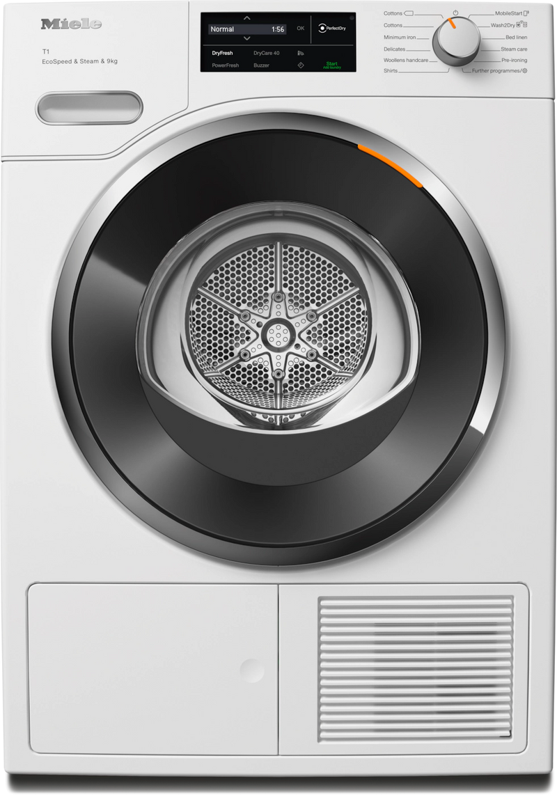 Miele TWH 780 WP 9kg Heat Pump Tumble Dryer – EcoSpeed, DryCare 40, SilenceDrum, FragranceDos², Smart App Control-1