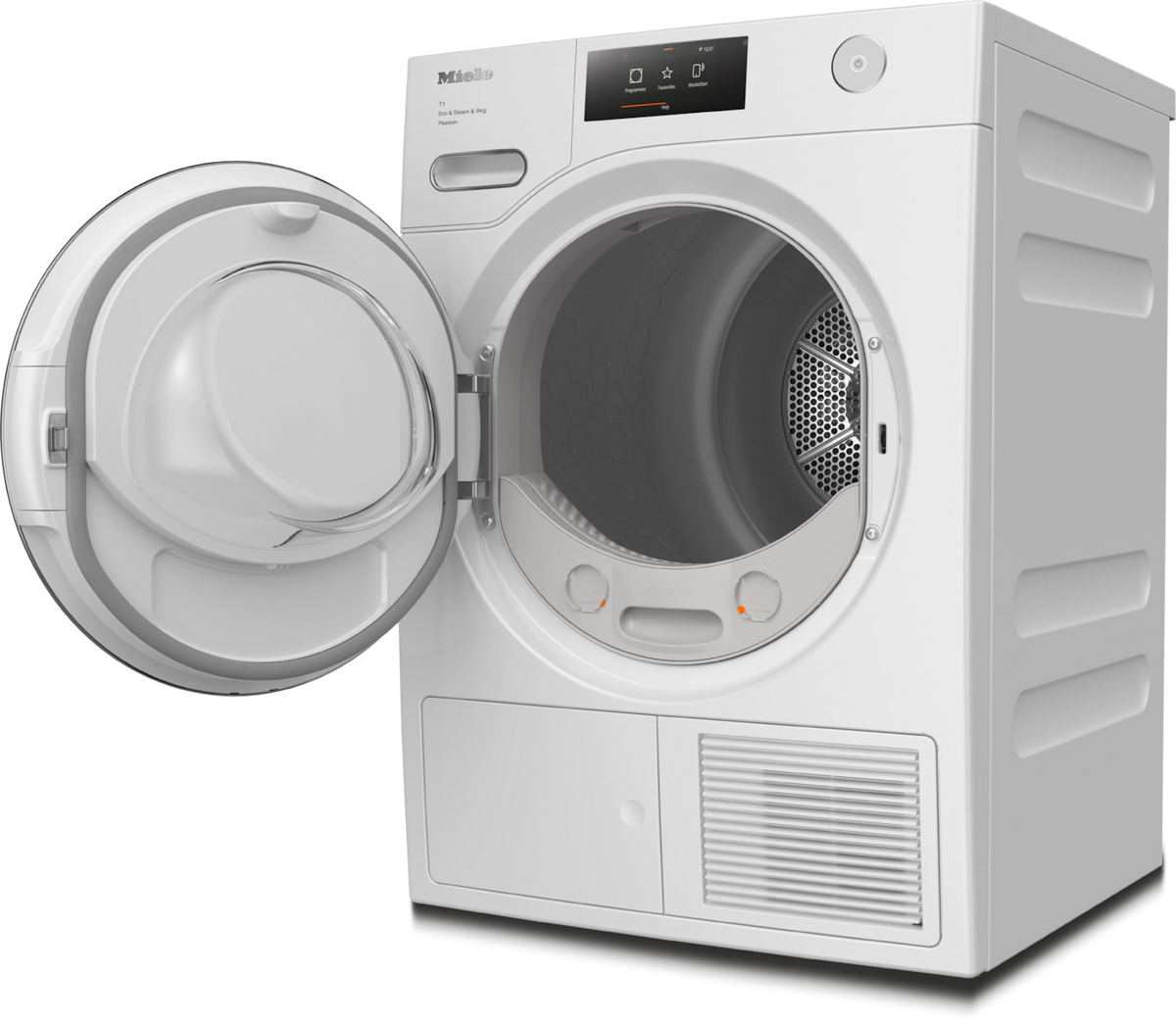 Miele TWV780WP Passion 9kg Heat Pump Dryer – M Touch Display, SteamCare, SilenceDrum, FragranceDos², Smart App Control-2