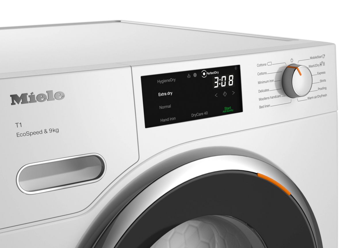 Miele TWH 780 WP 9kg Heat Pump Tumble Dryer – EcoSpeed, DryCare 40, SilenceDrum, FragranceDos², Smart App Control-3