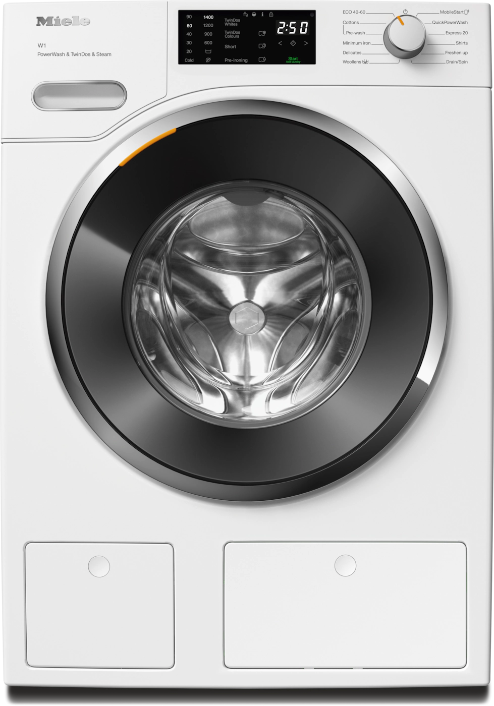 Miele WWG880 WCS 9kg Front Load Washing Machine – TwinDos®, PowerWash, SteamCare, QuickPowerWash, A -20% Energy Efficient