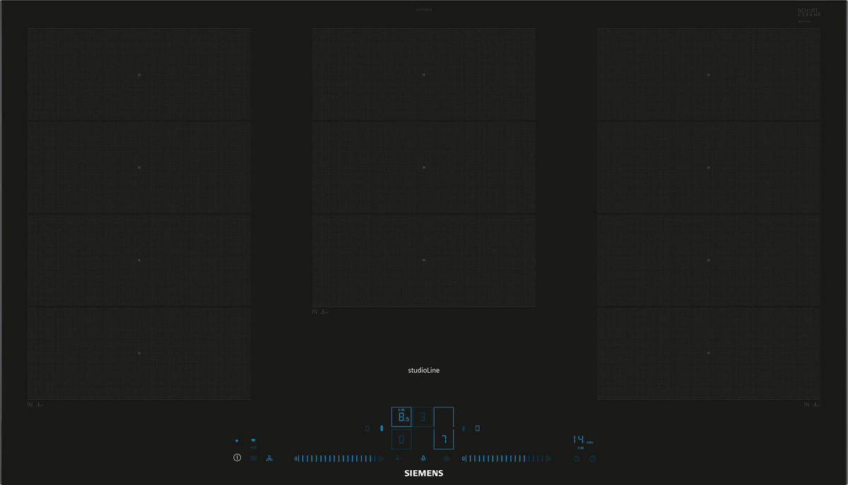 Siemens iQ700 Induction Hob 90 cm (EX977NXV6E) – flexInduction, fryingSensor Plus, Home Connect, Dual Light Slider-1