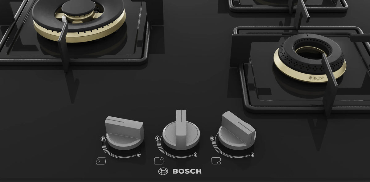 Bosch PNC6B6F10I 60 cm Built-in Gas Hob with 4 High-Performance Burners