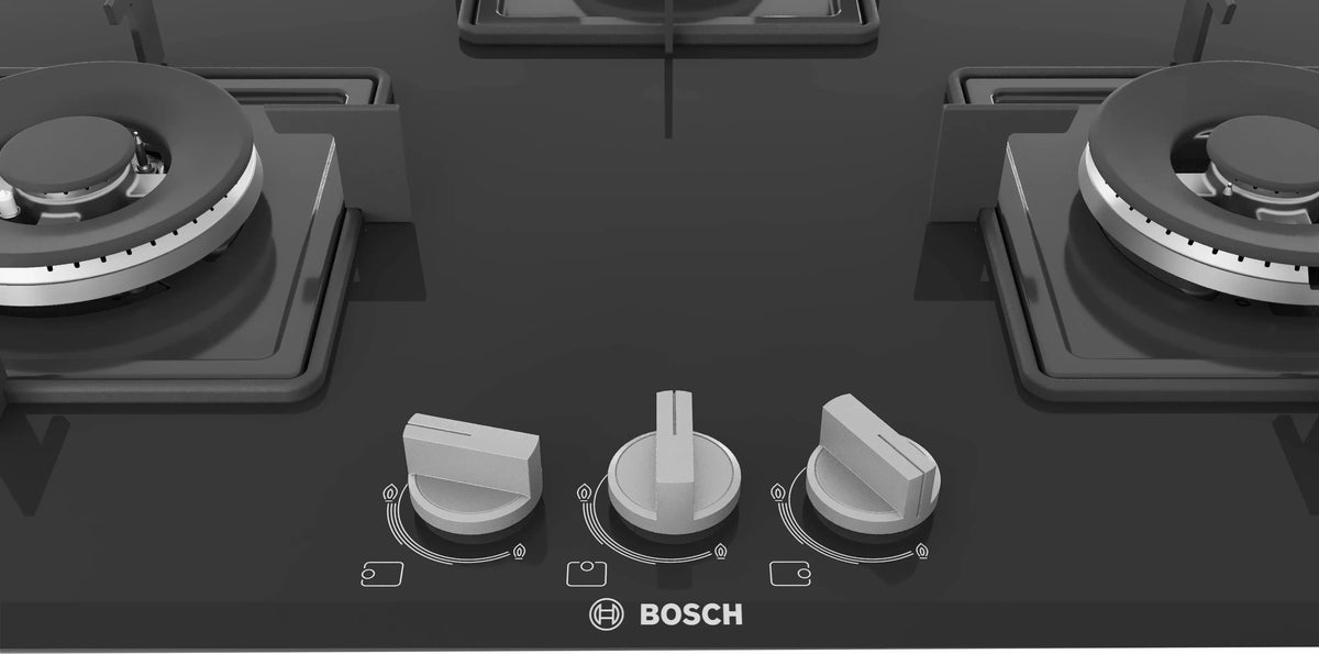 Bosch PND7B6B10I 75 cm Built-in Gas Hob with 5 High-Performance Burners