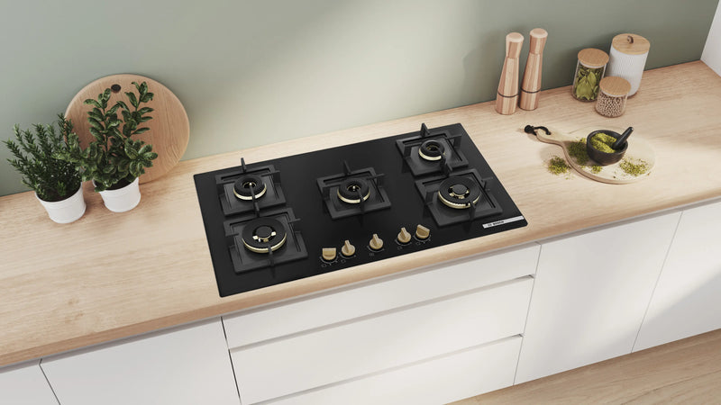 Bosch PNV9B6G20I 90 cm Built-in Gas Hob with High Performance Burners-6