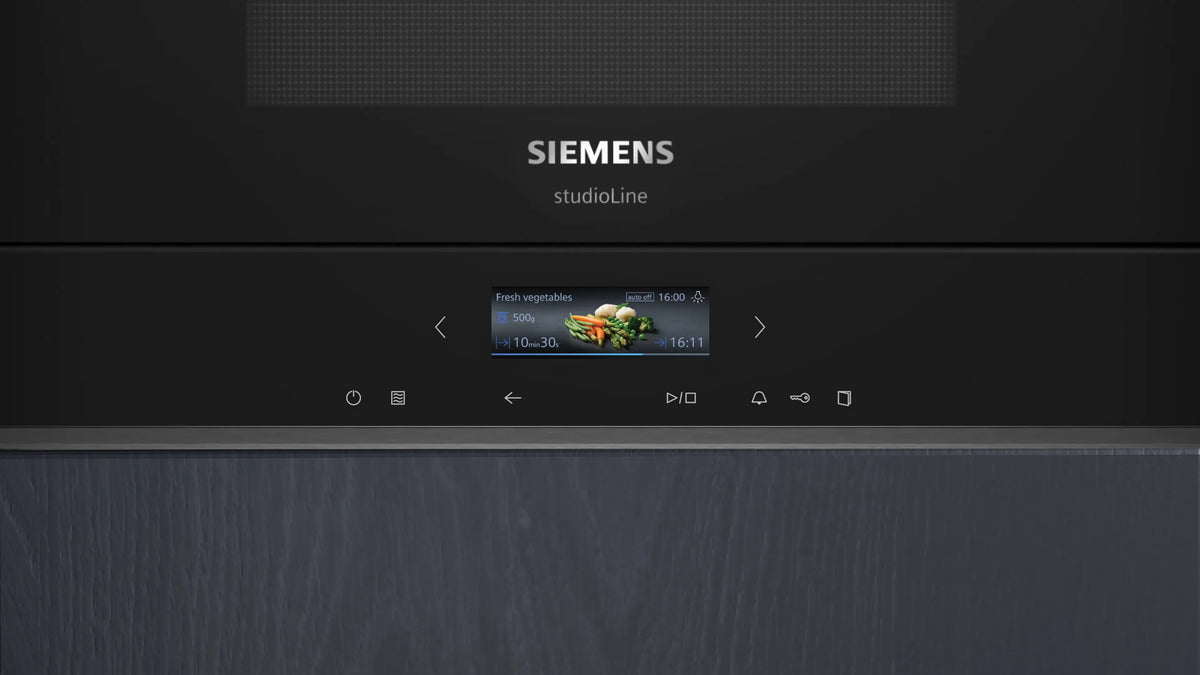 Siemens iQ700 Built-in Microwave Oven Black – BF722L1B1I-6