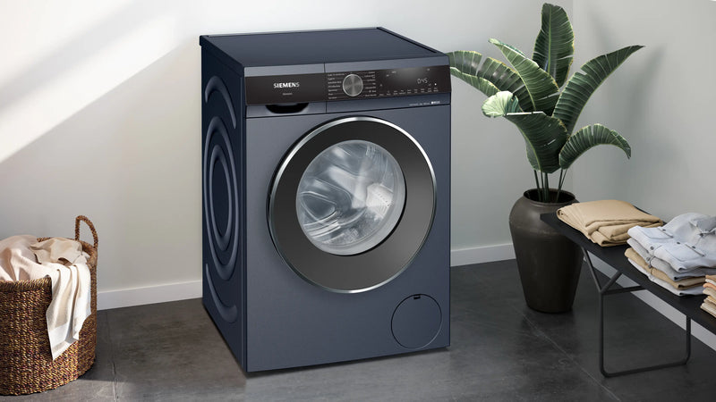 Siemens iQ500 8 Kg Front Load Washing Machine (WG34A20PIN) – 1400 RPM, iQdrive Motor, stainRemoval, waveDrum, Dark Lake Blue-4