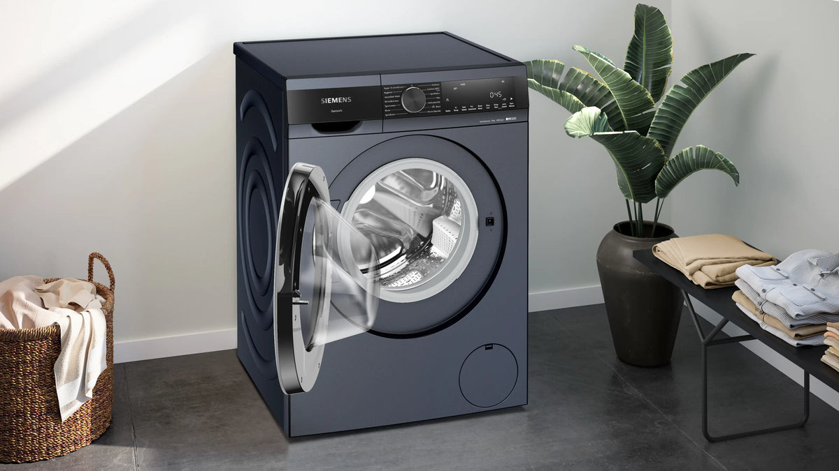 Siemens iQ500 8 Kg Front Load Washing Machine (WG34A20PIN) – 1400 RPM, iQdrive Motor, stainRemoval, waveDrum, Dark Lake Blue-5