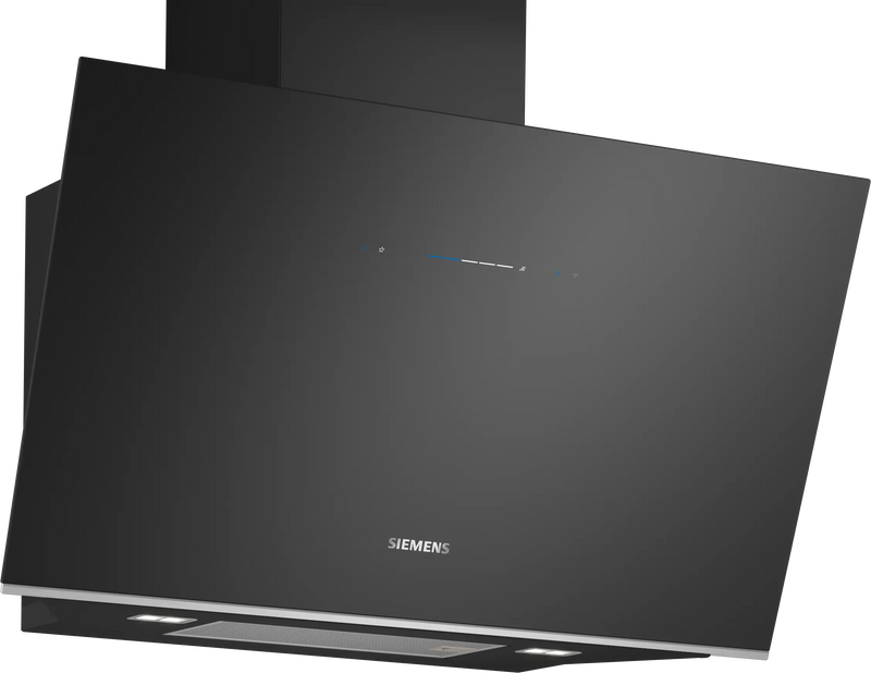Siemens iQ700 Wall-Mounted Cooker Hood 90 cm (LC91KLT60) – iQdrive Motor, Home Connect, Black Glass-1