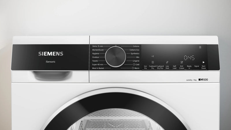 Siemens WP41G200IN 9 Kg Condenser Tumble Dryer  – AutoDry, Anti-Crease, Super 40, White | Discontinued Model-2