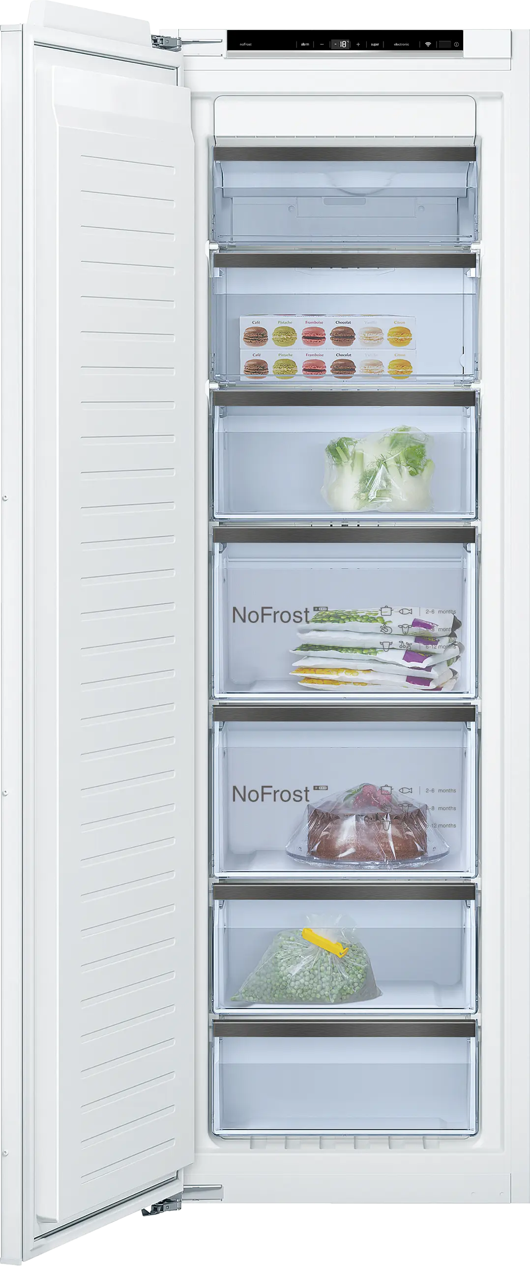 Bosch GIN81HD31I Built-in Upright Freezer with Advanced Freezing Technology-2