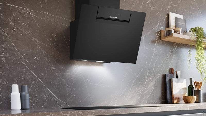 Siemens iQ300 Wall-Mounted Cooker Hood 60 cm (LC67KFN60) – iQdrive Motor, Home Connect, Black Glass-3