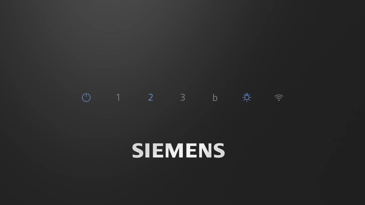 Siemens iQ300 Wall-Mounted Cooker Hood 60 cm (LC67KFN60) – iQdrive Motor, Home Connect, Black Glass