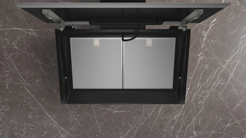 Siemens iQ700 Wall-Mounted Cooker Hood 90 cm (LC91KLT60) – iQdrive Motor, Home Connect, Black Glass-6