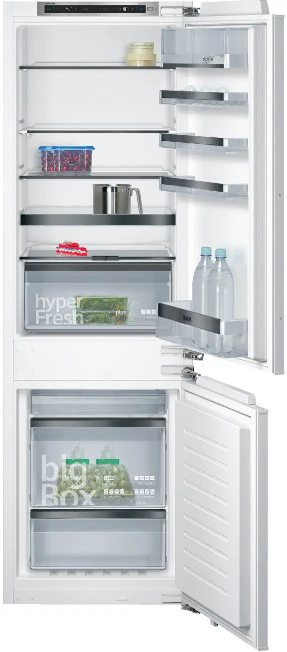 Siemens iQ500 Built-in Fridge-Freezer with Freezer at Bottom 177.2 x 55.8 cm Flat Hinge – KI86NSF30I-1