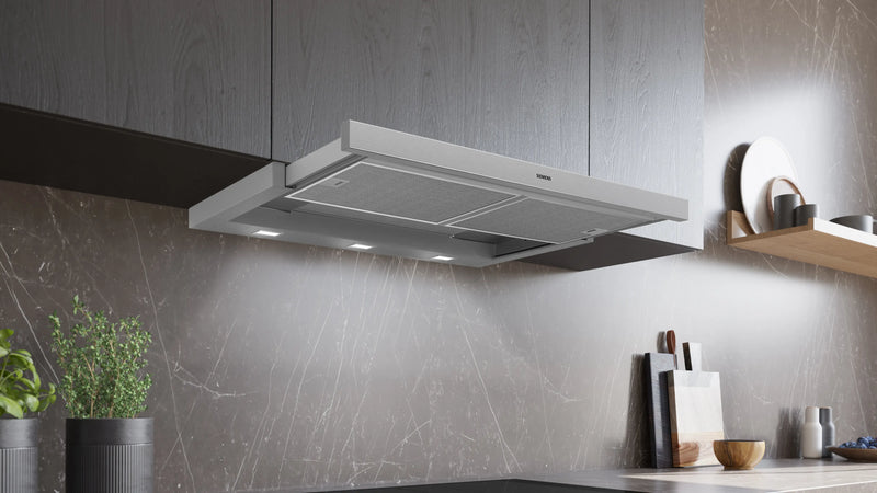 Siemens iQ300 Telescopic Cooker Hood 90 cm (LI97SA531I) – iQdrive Motor, Silver Metallic-4