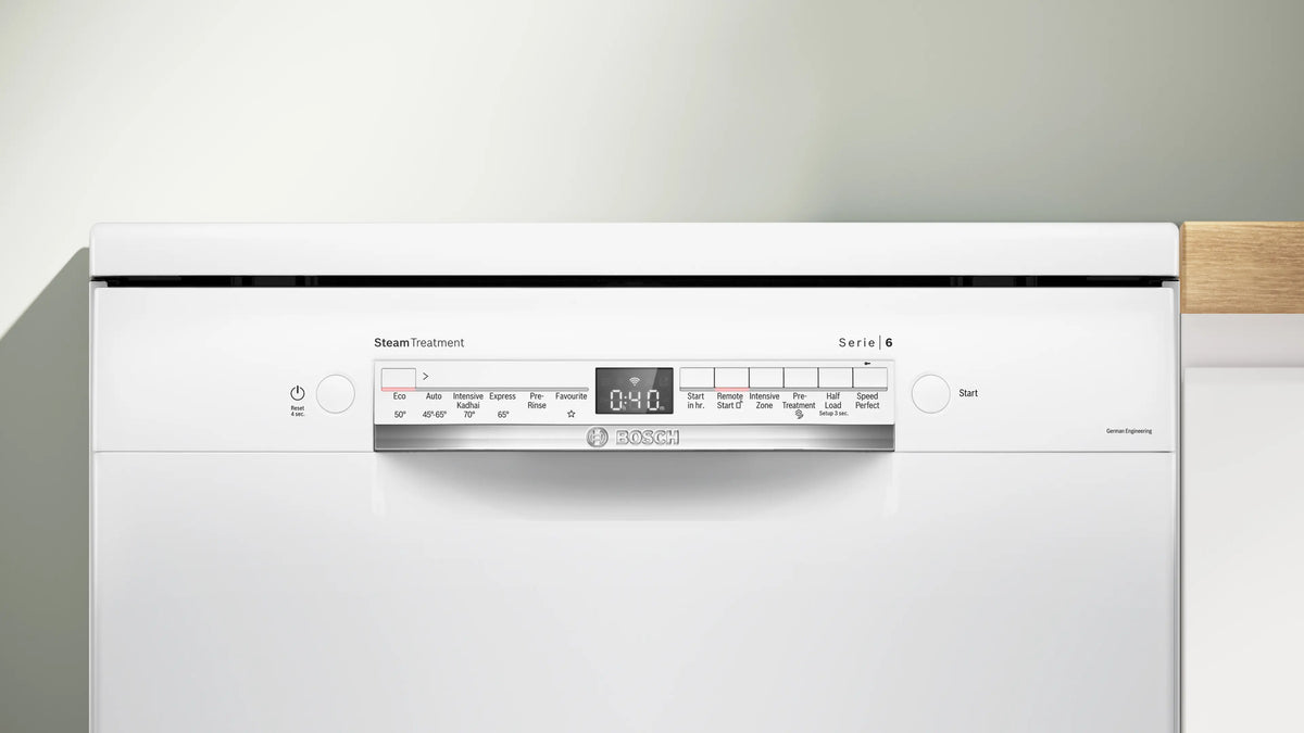 Bosch SMS6IKW01I 60 cm Free-Standing Dishwasher