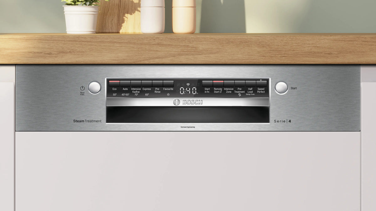 Bosch SMI4IKS00I 60 cm Semi-Integrated Built-in Dishwasher-8